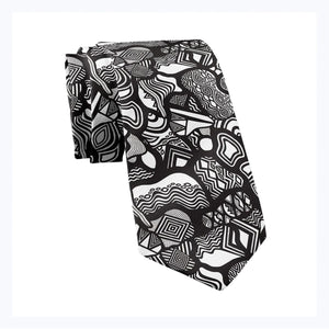 aboriginal silk tie