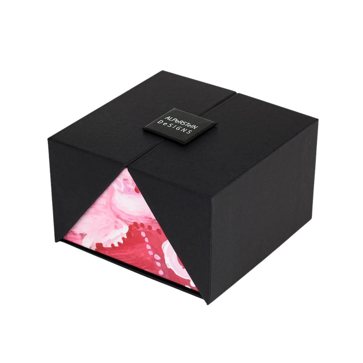 aboriginal silk tie pink