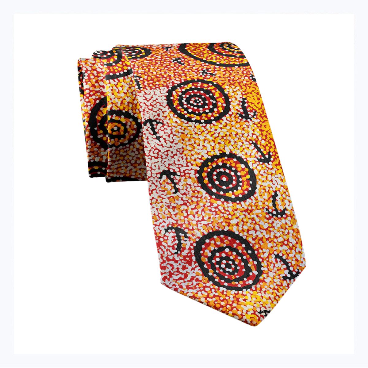 aboriginal silk tie souvenir gift australia