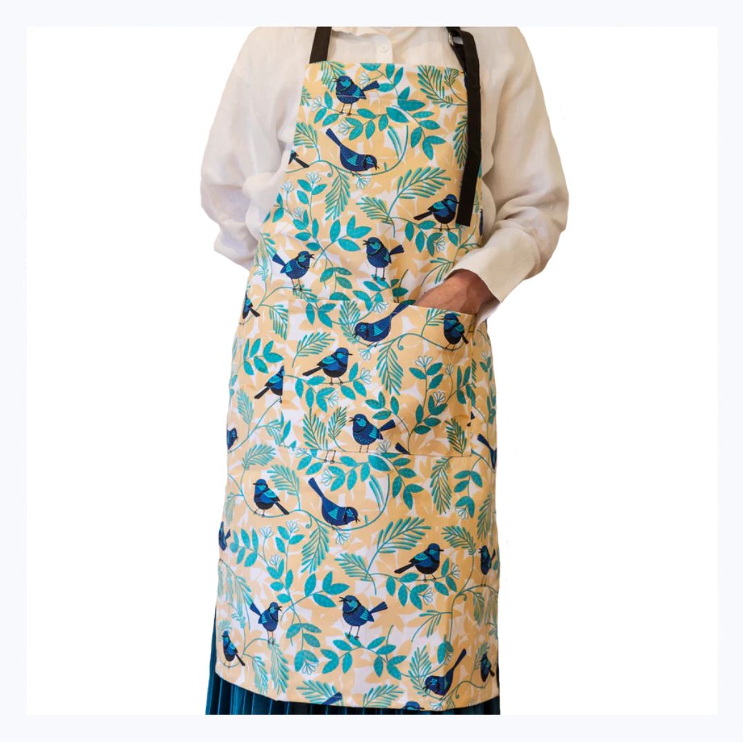 apron blue wren australian gift