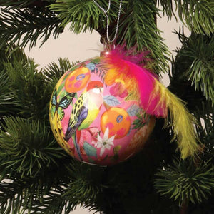 aussie-christmas-decoration-tropicana-australian-pink-bauble