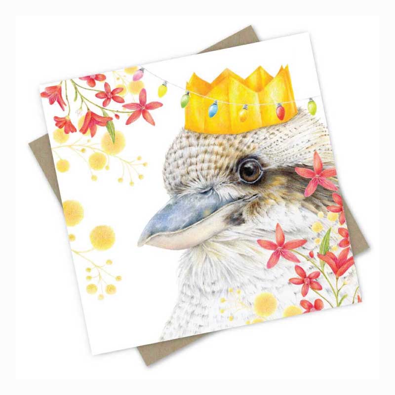 aussie-xmas-card-kookaburra-crown