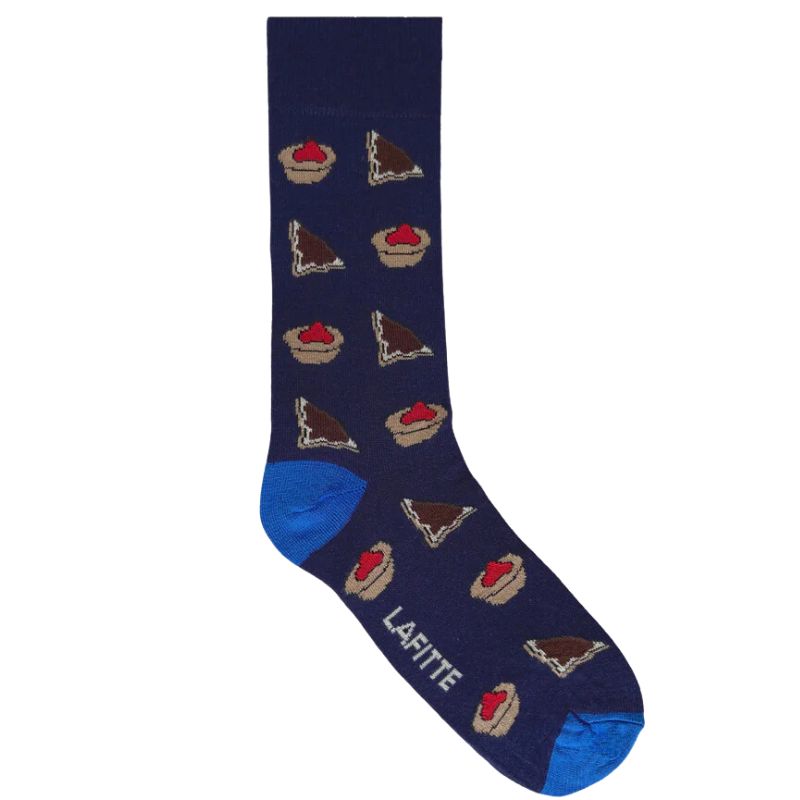 Meat Pie and Vegemite Socks Navy (Mens) I Still Call Australia Home