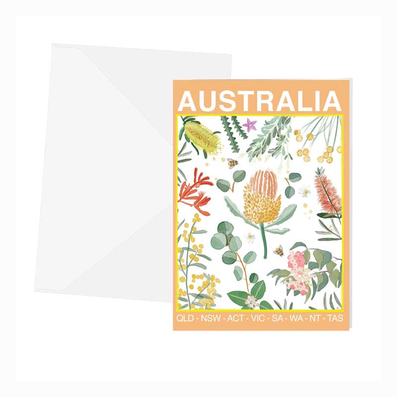 La La Land greeting card - Australia Postcard