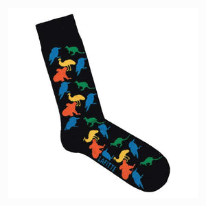 australian animal socks black mens