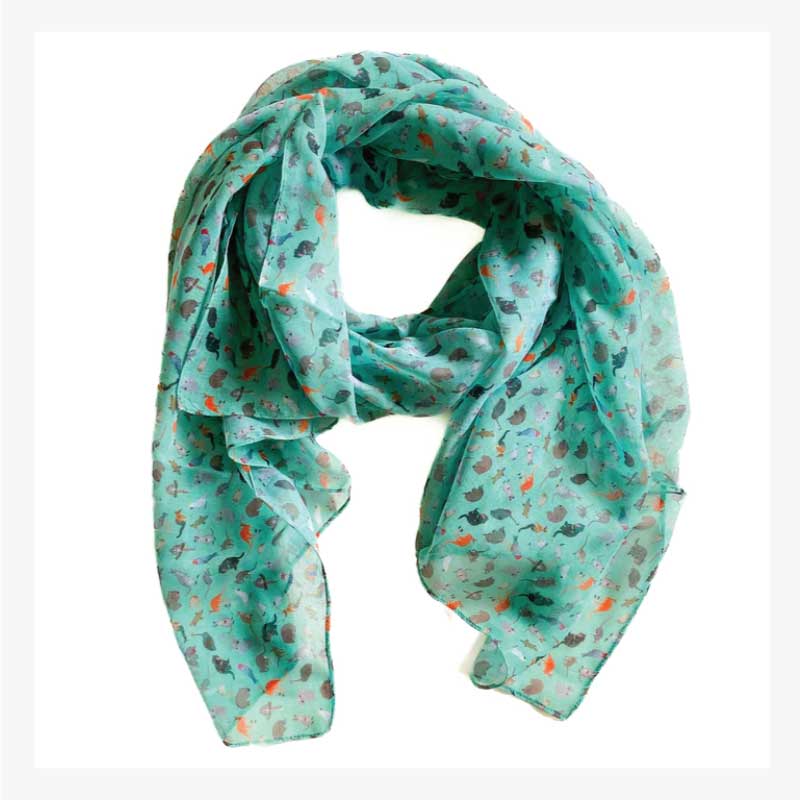 australian animals scarf
