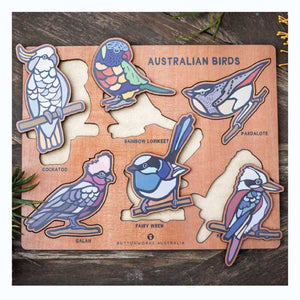 Wooden Puzzle - Australian Birds