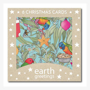 australian-christmas-card-chorus-lorikeets