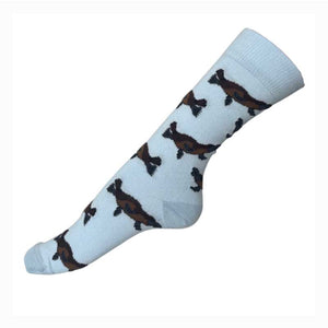 australian made socks platypus sky blue