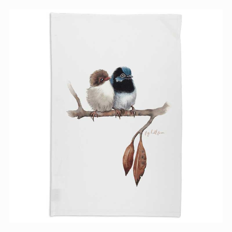 Tea Towel Fairy Wrens