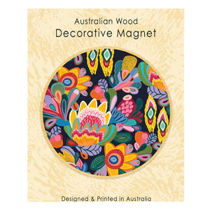 australian-wooden-magnet-fantasy-flora
