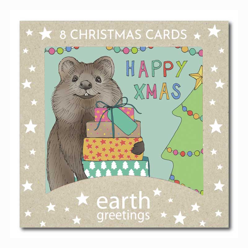 australian xmas card set quokka victoria mcgrane