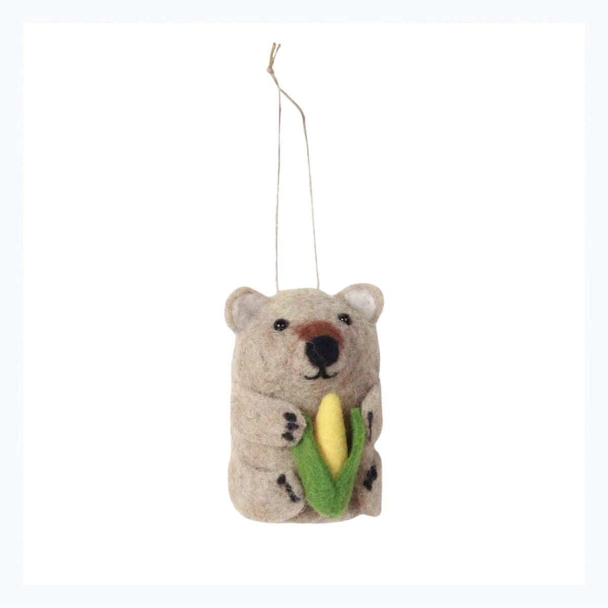 australian christmas decoration felt wombat