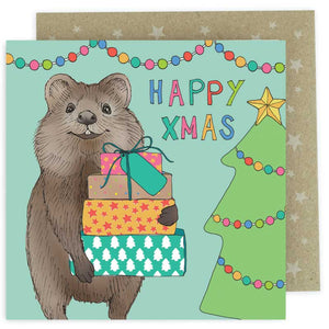 australian madde xmas card quokka victoria mcgrane