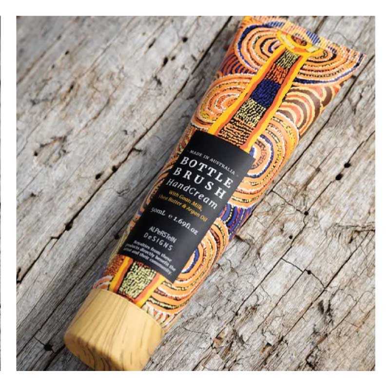 Aboriginal Art Gift Box - Bottlebrush Hand Cream and Soap