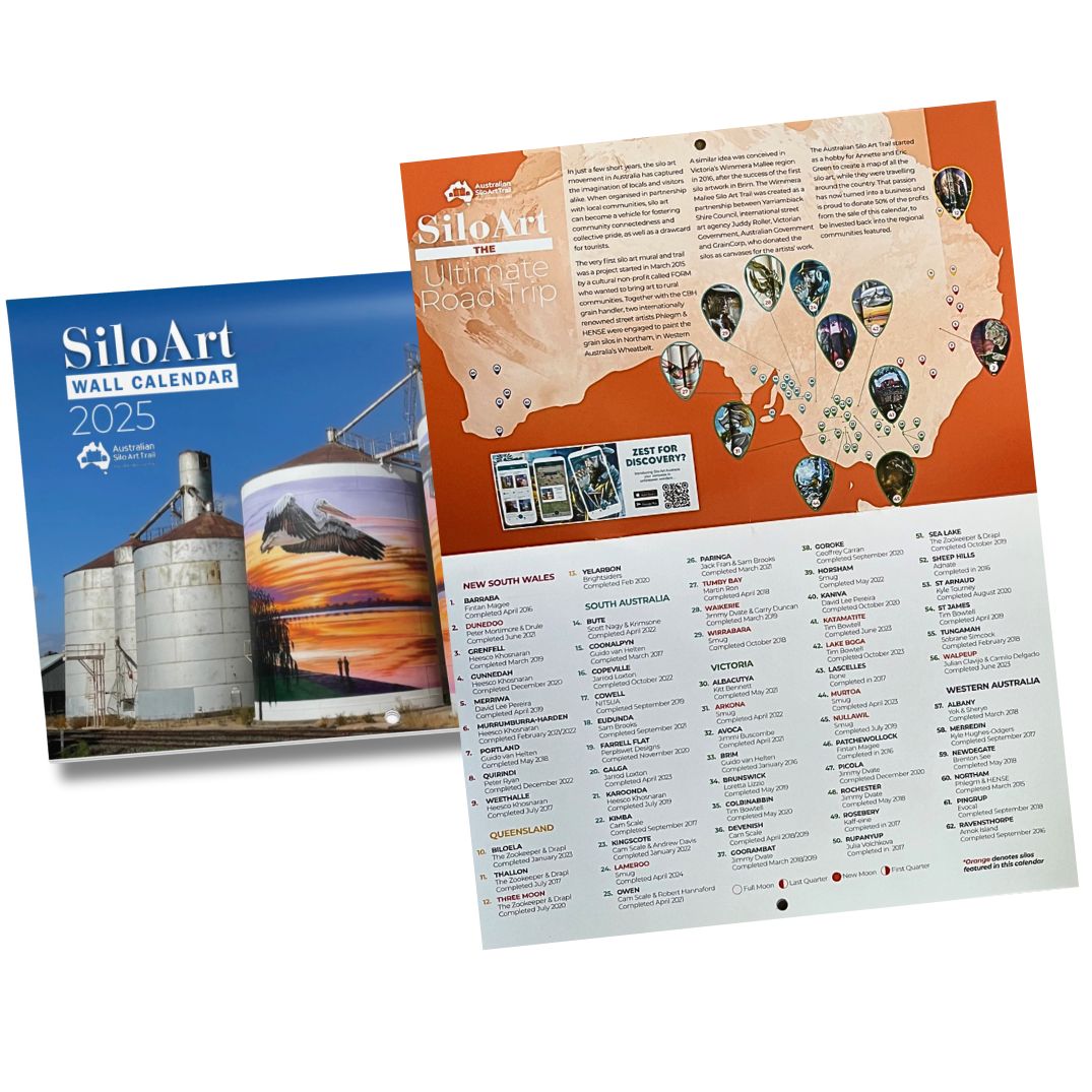 Silo Art Calendar 2025 Year