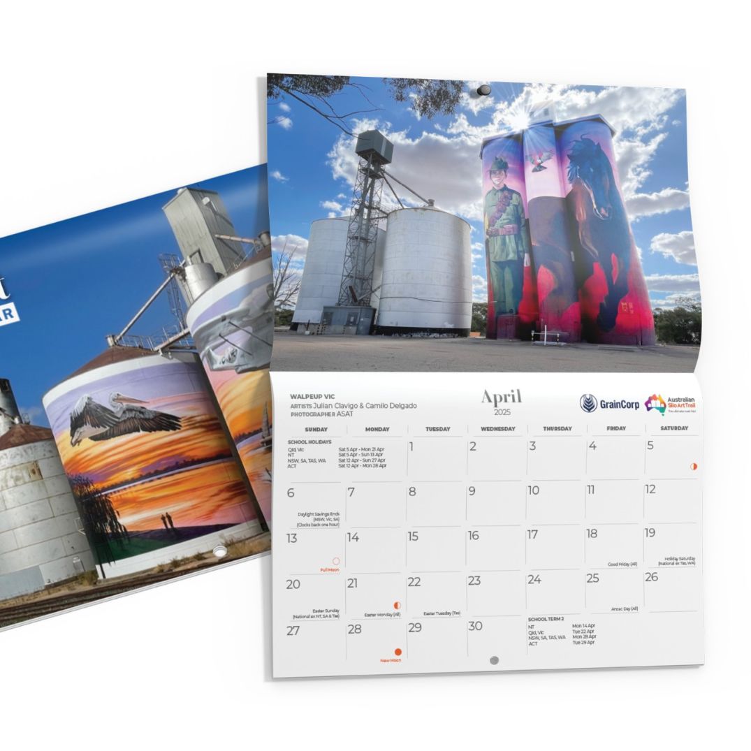 Silo Art Calendar 2025 Year