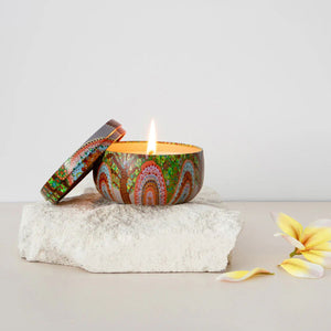 candle-aboriginal-frangipani-australian-made