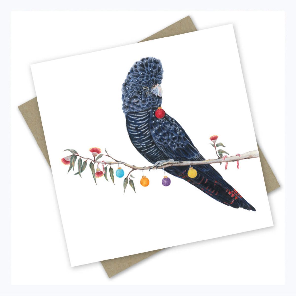 christmas card cockatoo australia