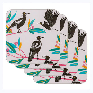 coaster set magpies