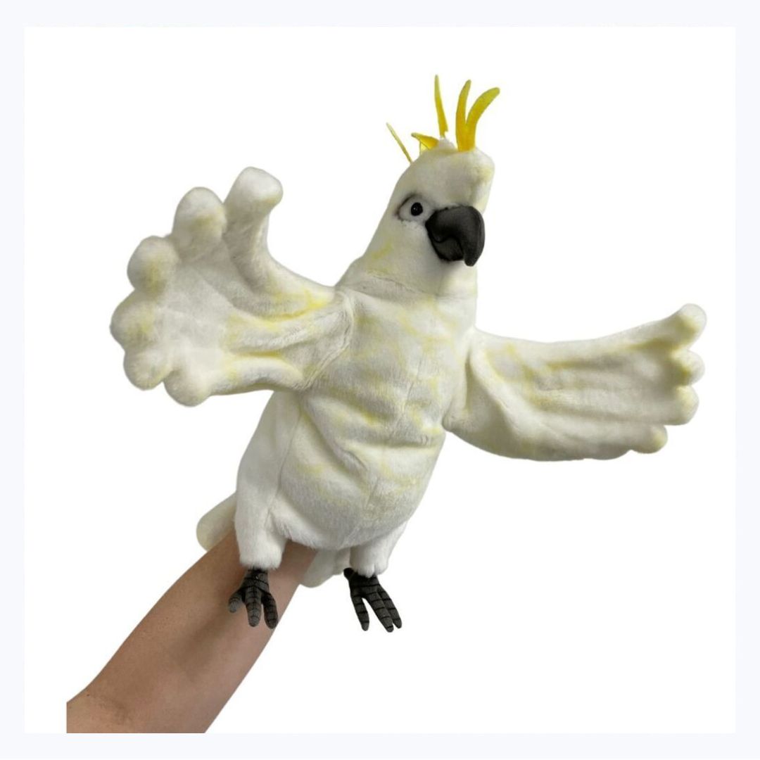 cockatoo-hand-puppet