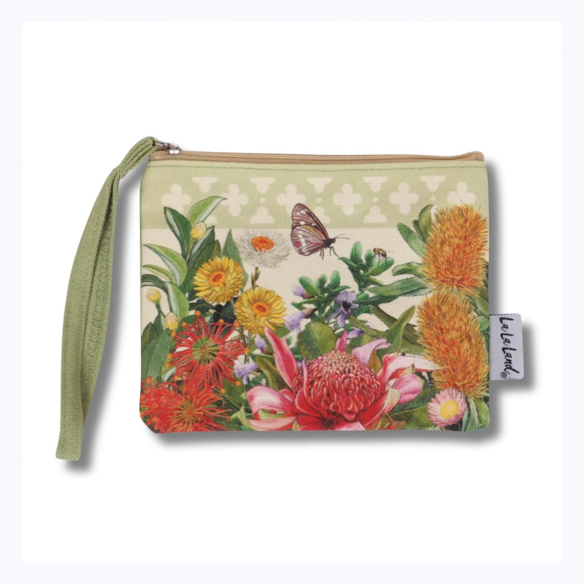 coin purse botanical blooms australiana la la land
