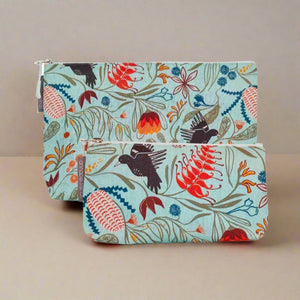 cosmetic bag mapie floral australian made gift