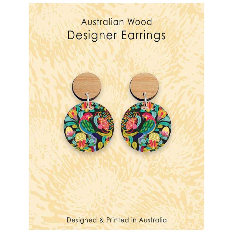 australian-earrings-rosella-paradise-black