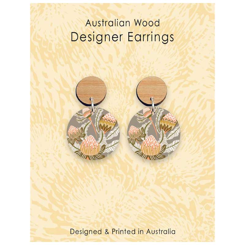 earrings-bush-toned-banksia-gift-australia