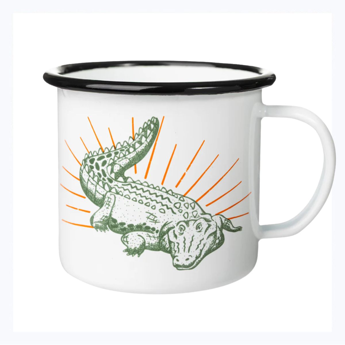 enamel mug crocodile souvenir gift for him