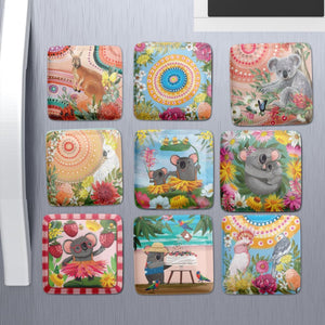 fridge magnet koalas