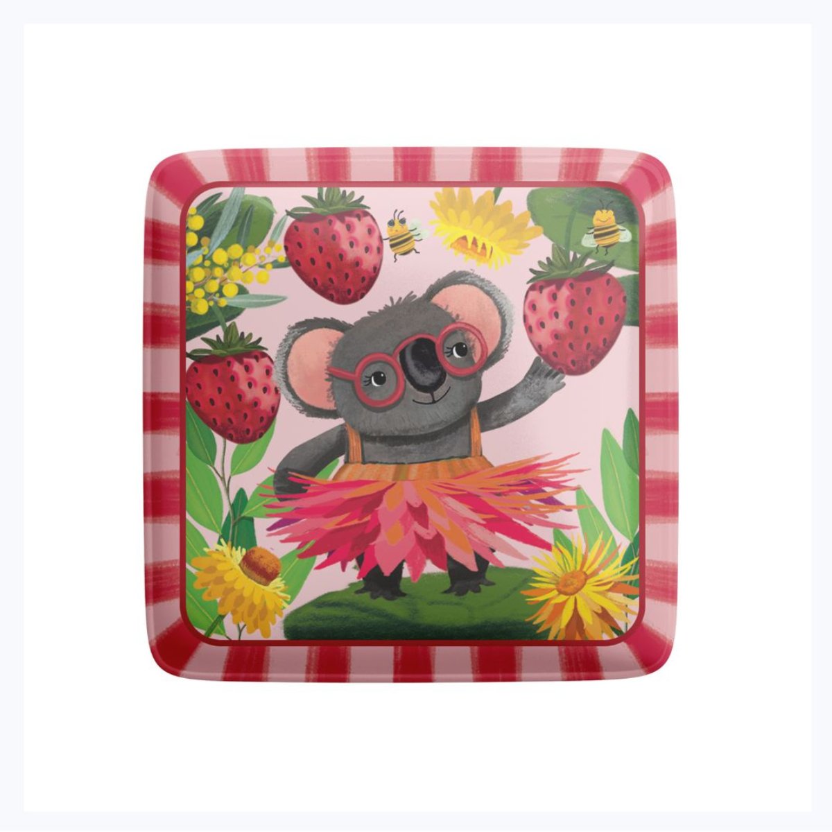 fridge magnet koala strawberry la la land deb hudson bush party