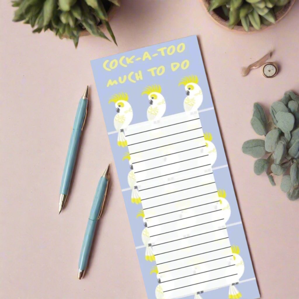 jotter notepad cockatoo