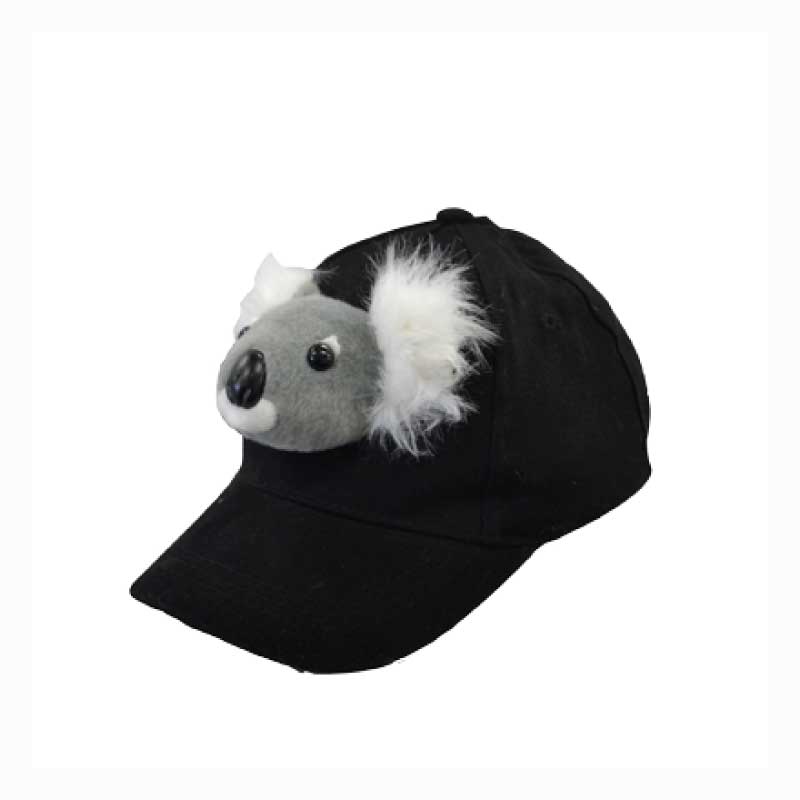 koala cap for kids black