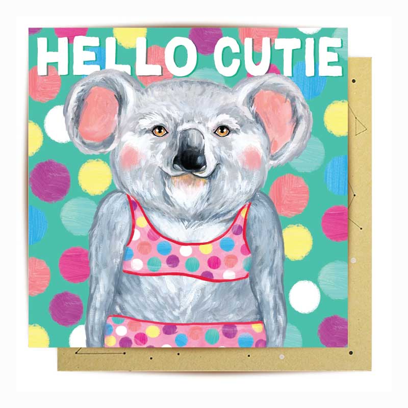La La Land Card Hello Cutie