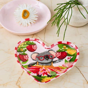 la la land heart shaped tray bush party deb hudson