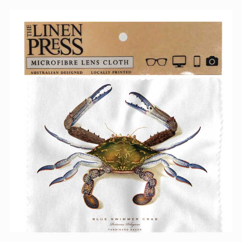 lens-cloth-blue-swimmer-crab