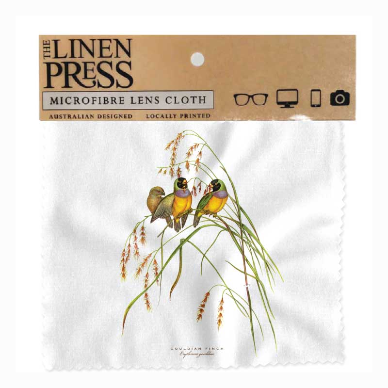 Lens Cloth - John Gould - Gouldian Finch