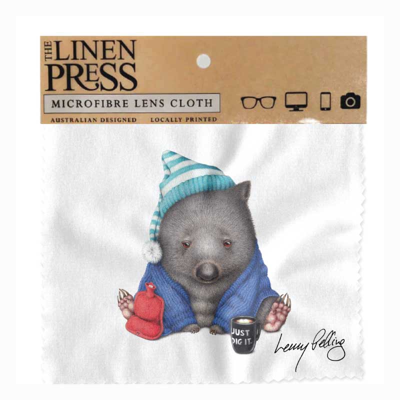 Lens Cloth - Lenny Pelling - Winter Warrior Wombat