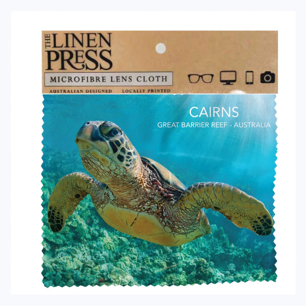 lens cloth cairns turtle