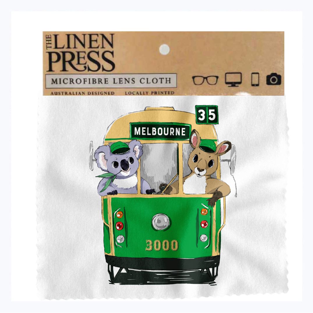 lens cloth cleaner melbourne tram souvenir koala kangaroo