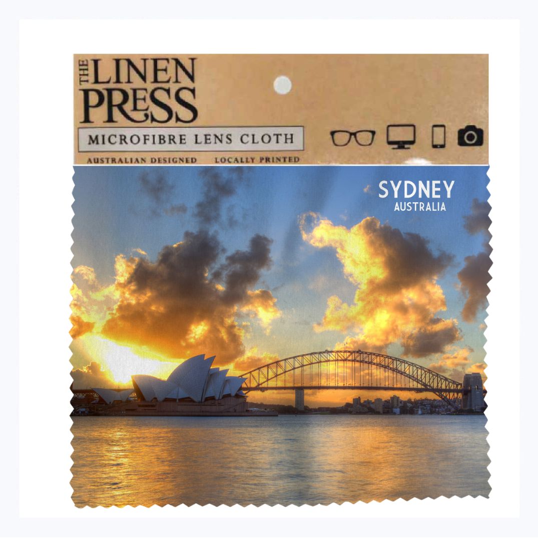 lens cloth sydney opera house harbour bridge