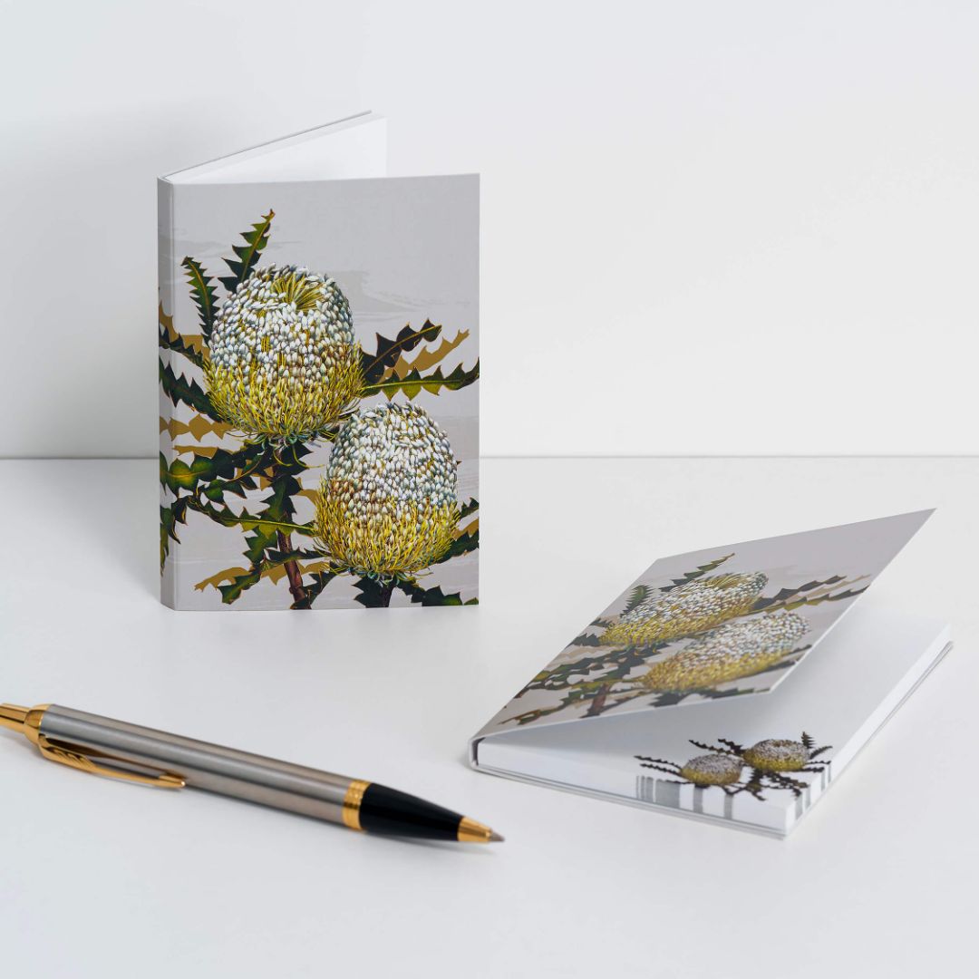 notepad bell art banksia