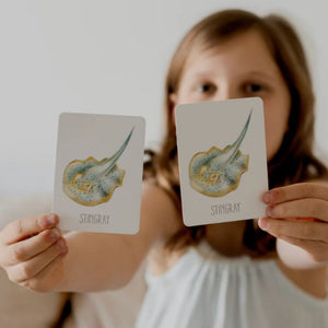 card game kids australian ocean snap and go fish gift