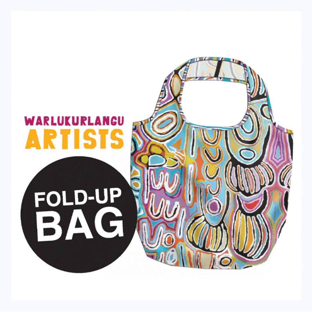 shopper bag foldable judy watson