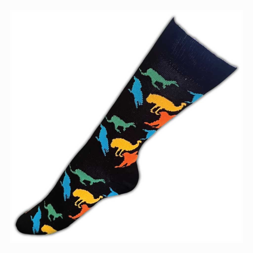 socks australian animal black mens