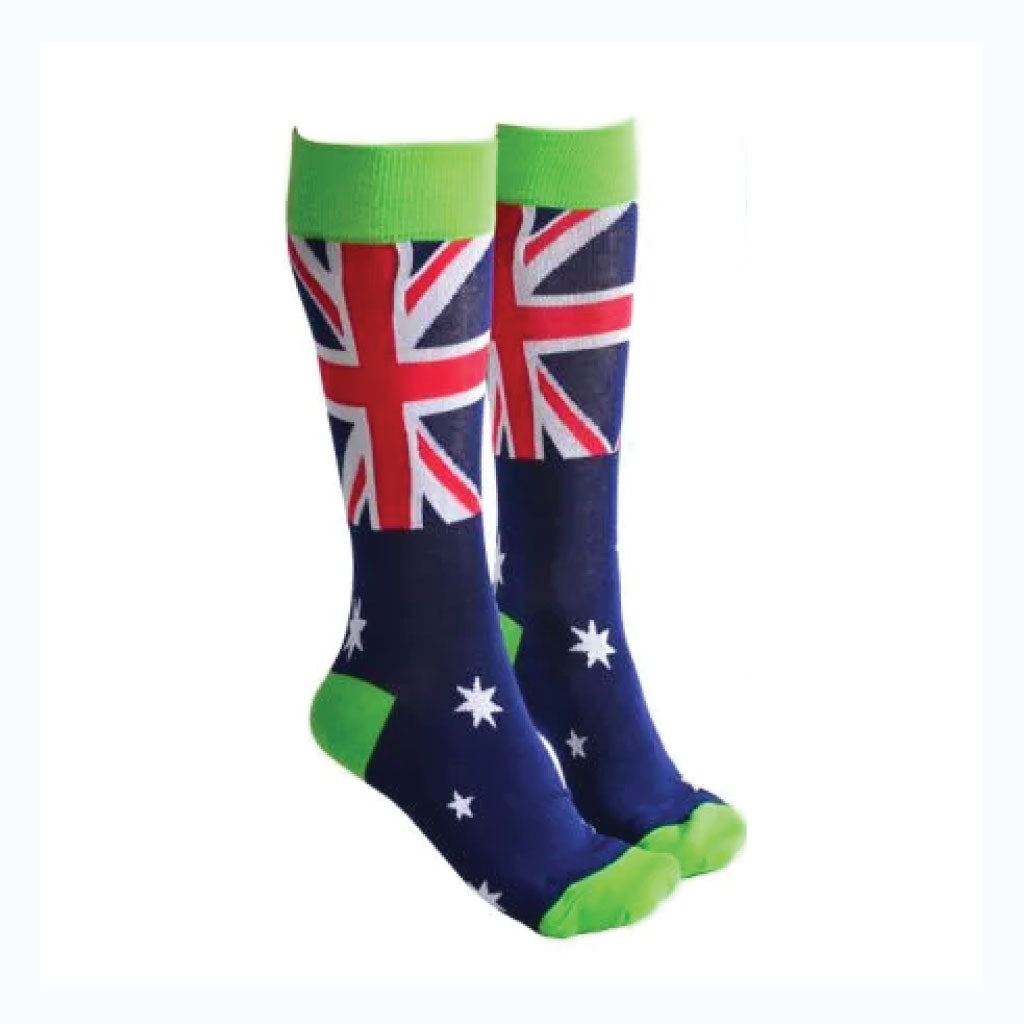 socks-australian-flag-green-trim