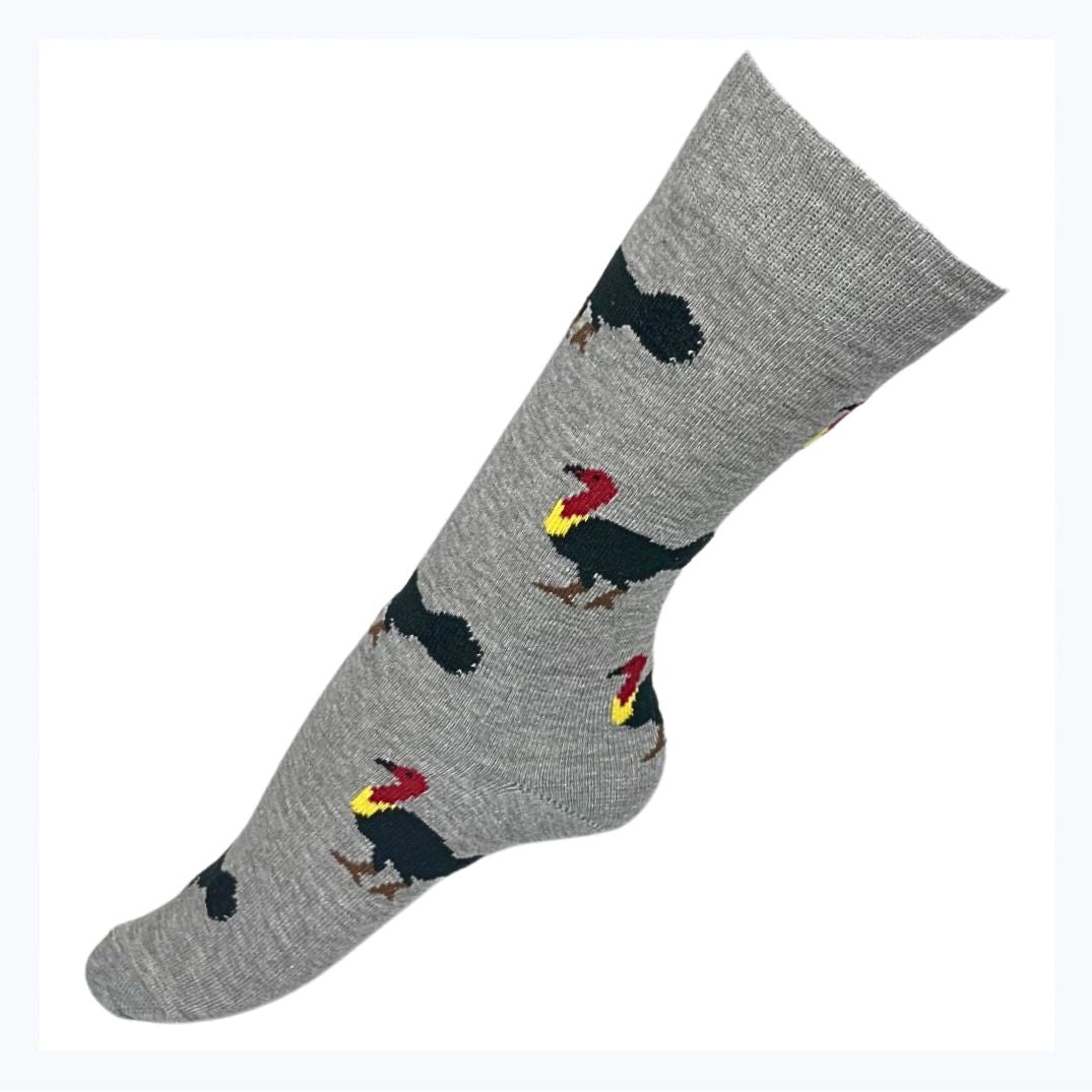 socks bush turkey grey australian made souvenir