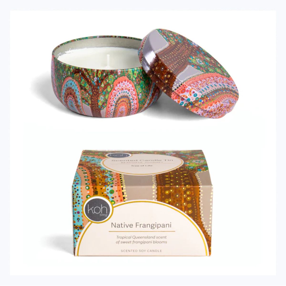 candle-aboriginal-frangipani-australian-made