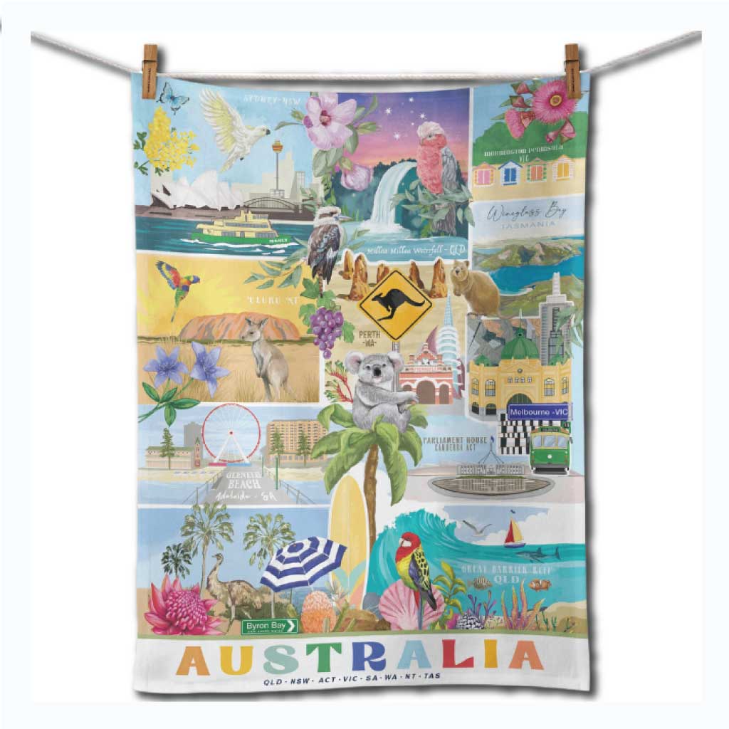 souvenir-tea-towel-australia